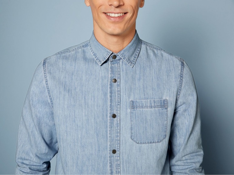 Aller en mode plein écran LIVERGY® Chemise en jean pour hommes - Photo 26