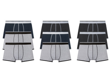 LIVERGY® Set van 3 boxershorts van een katoenmix