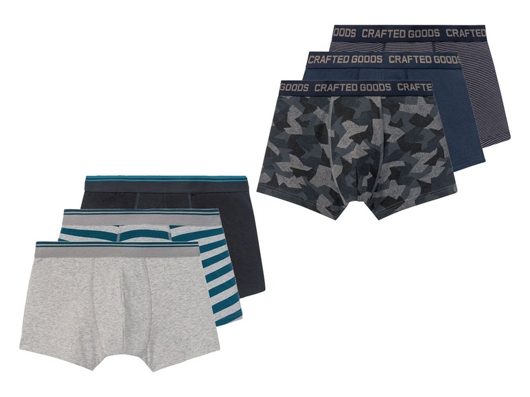 Ga naar volledige schermweergave: LIVERGY® Set van 3 boxershorts voor heren - afbeelding 1