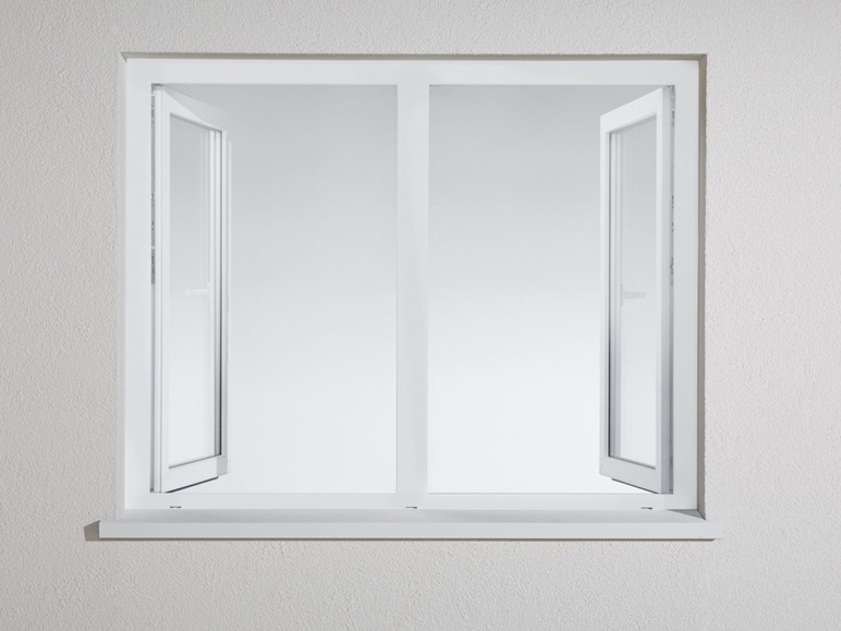 Ga naar volledige schermweergave: Set van 2 vliegengordijnen voor raam, 130 x 150 cm - afbeelding 2