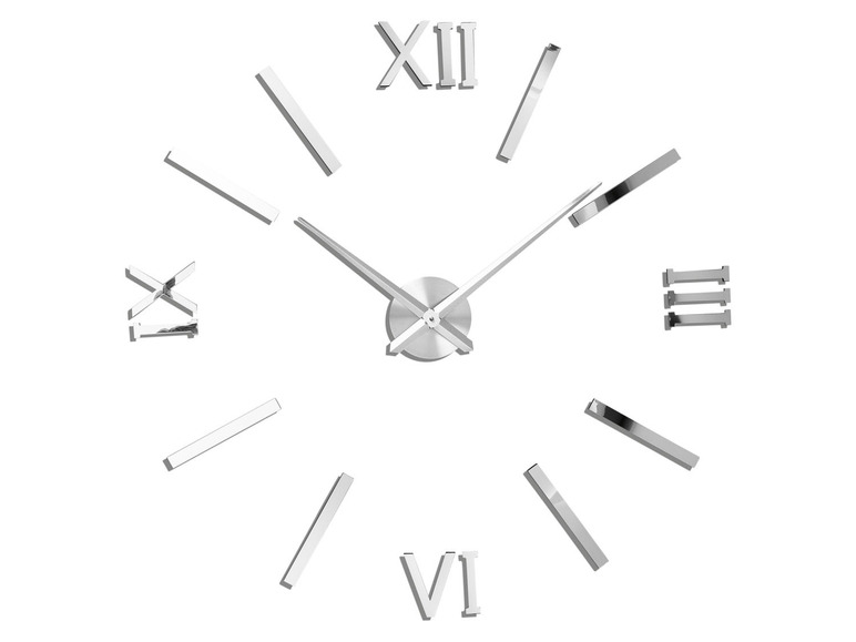 Aller en mode plein écran AURIOL® Horloge murale, chiffres autocollants - Photo 6