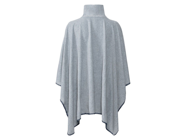 Ga naar volledige schermweergave: esmara® Fleece poncho voor dames, polyester - afbeelding 4