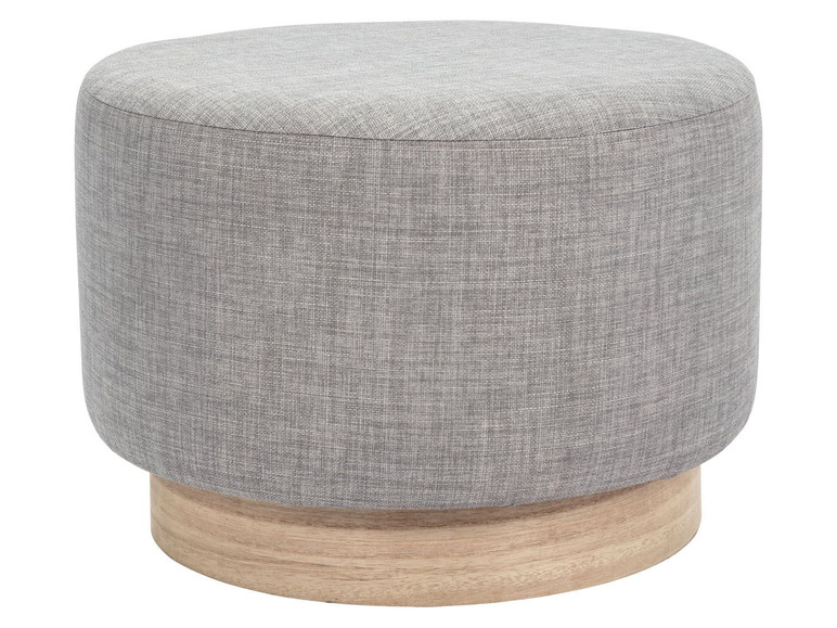 Aller en mode plein écran LIVARNO LIVING Pouf, Ø 47,5 cm - Photo 2