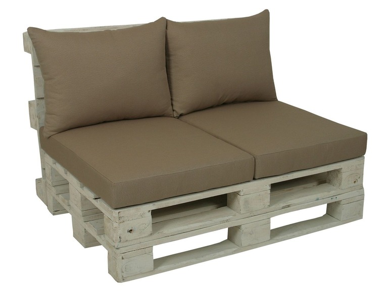 Aller en mode plein écran GO-DE Textil Set de coussins de jardin pour palettes - Photo 7