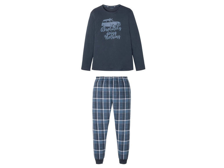 Ga naar volledige schermweergave: LIVERGY® Katoenen pyjama met lange mouwen - afbeelding 9