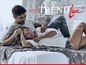 Un couple au lit, publicité pour les matelas Badenia Trendline.