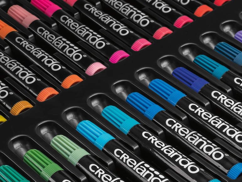 Ga naar volledige schermweergave: crelando® Houten tekenkoffer - afbeelding 10
