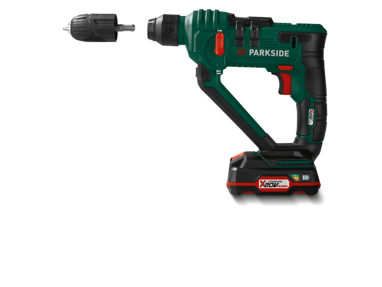 Aller en mode plein écran PARKSIDE® Marteau perforateur sans fil avec SDS-plus » PABH 20-Li B2 «, 20 V - Photo 5