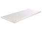 Witte matras met een gestreepte rand.