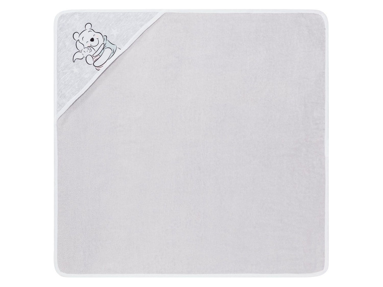 Ga naar volledige schermweergave: Handdoek voor baby's, 75 x 75 cm, met capuchon - afbeelding 2