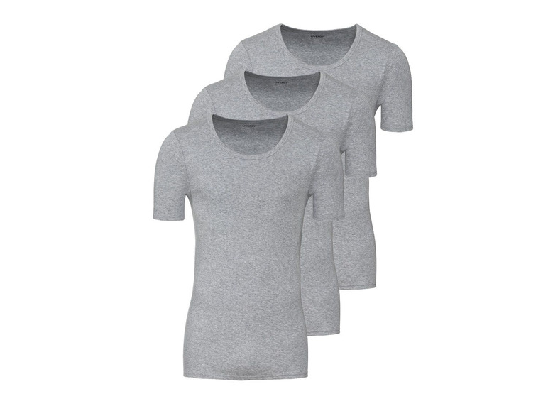 Aller en mode plein écran LIVERGY® T-shirts pour hommes, set de 3, pur coton - Photo 11