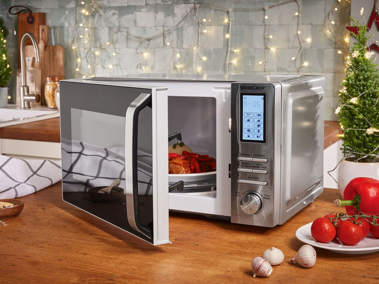 Aller en mode plein écran SILVERCREST® KITCHEN TOOLS Four à micro-ondes, max. 1 000 W, capacité 20 L, fonction gril - Photo 2