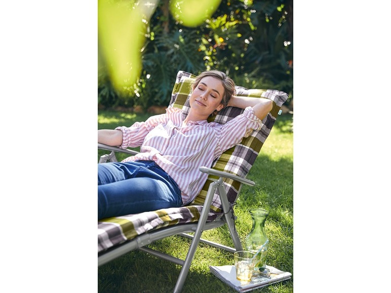 Aller en mode plein écran florabest Coussin pour chaise longue - 190 x 60 x 8 cm (L x l x h) - Photo 5
