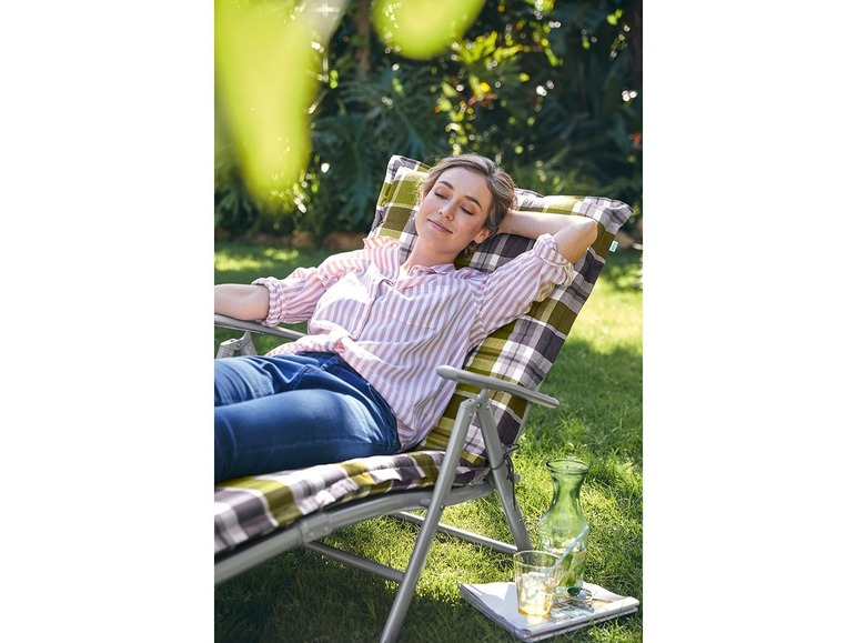 Aller en mode plein écran florabest Coussin pour chaise longue - 190 x 60 x 8 cm (L x l x h) - Photo 2