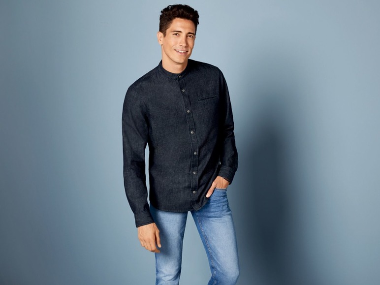 Aller en mode plein écran LIVERGY® Chemise en jean pour hommes - Photo 14