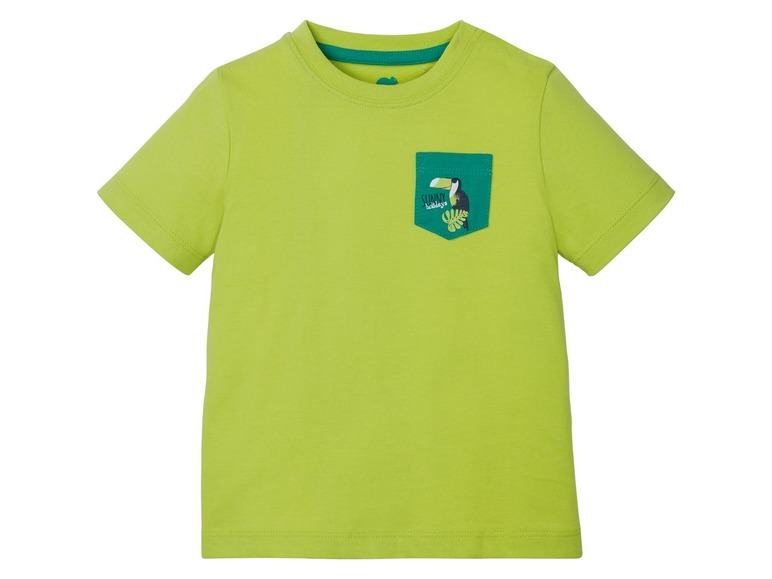 Ga naar volledige schermweergave: lupilu® T-shirt voor jongens, set van 2, puur katoen - afbeelding 3