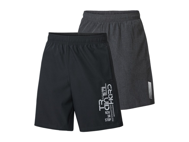 Aller en mode plein écran CRIVIT Set de 2 shorts de sport pour hommes - Photo 10