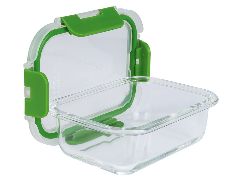 Ga naar volledige schermweergave: ERNESTO® Set van 3 glazen lunchboxen - afbeelding 7
