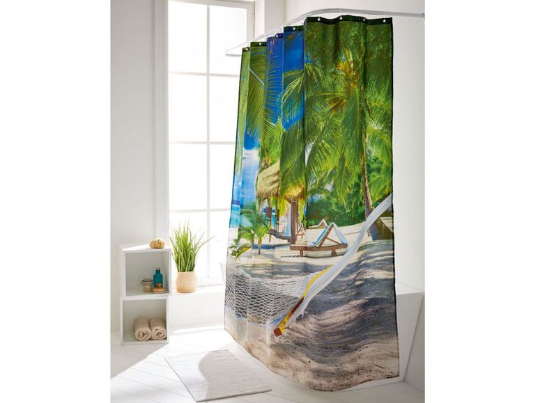 Aller en mode plein écran LIVARNO home Rideau de douche, 180 x 200 cm - Photo 8