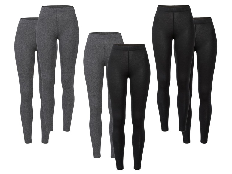 Aller en mode plein écran esmara® Set de 2 leggings pour femmes - Photo 1