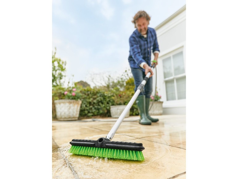 Aller en mode plein écran florabest Brosse télescopique avec raccord au tuyau d'arrosage - Photo 8