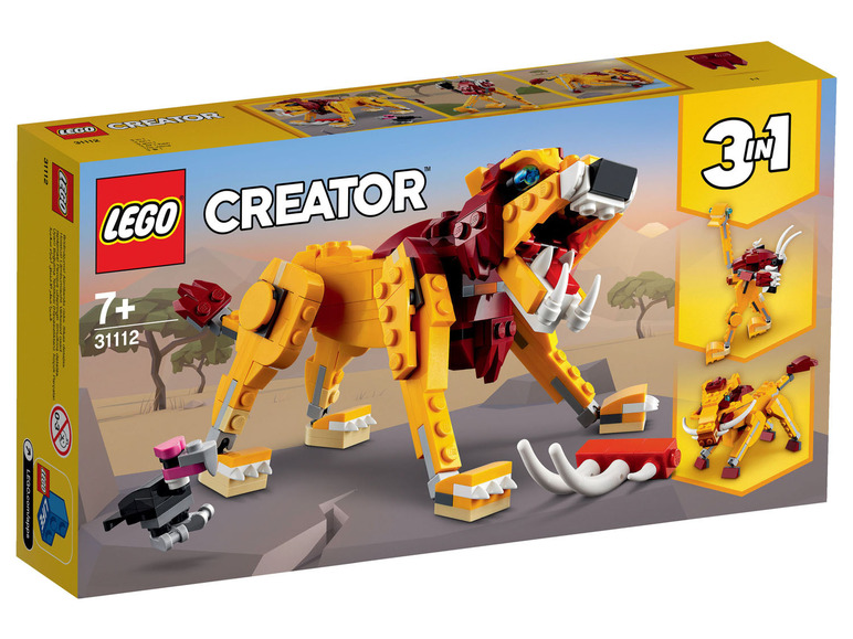 Aller en mode plein écran LEGO® Creator Le lion sauvage (31112) - Photo 1