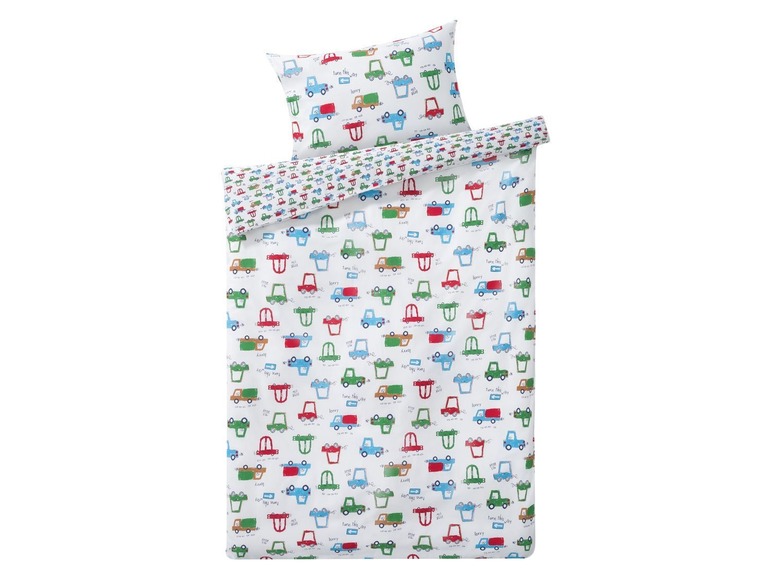 Ga naar volledige schermweergave: lupilu® Baby dekbedovertrek, 100 x 140 cm, 100% biokatoen - afbeelding 2