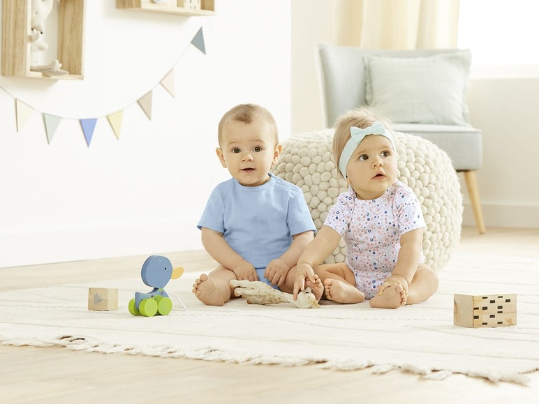 Ga naar volledige schermweergave: lupilu® Wikkelbody met korte mouwen voor baby's - afbeelding 4