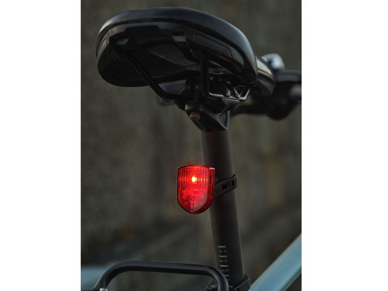 Aller en mode plein écran CRIVIT Éclairage à LED pour vélo, feu avant et arrière - Photo 4