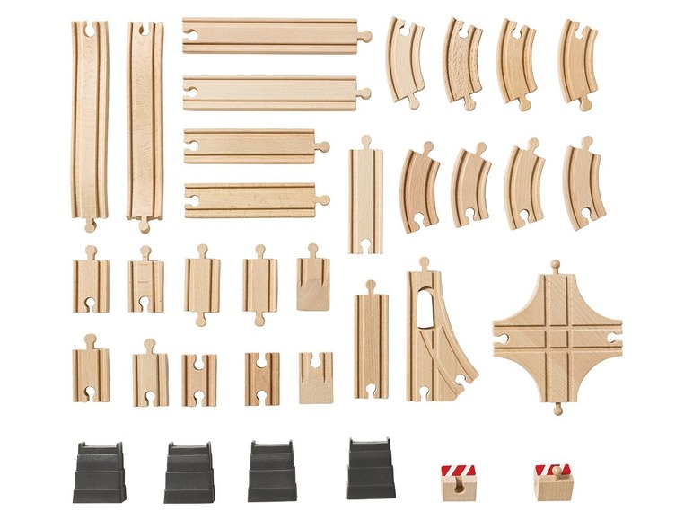 Ga naar volledige schermweergave: Playtive JUNIOR Uitbreidingsset voor houten spoorweg - afbeelding 9