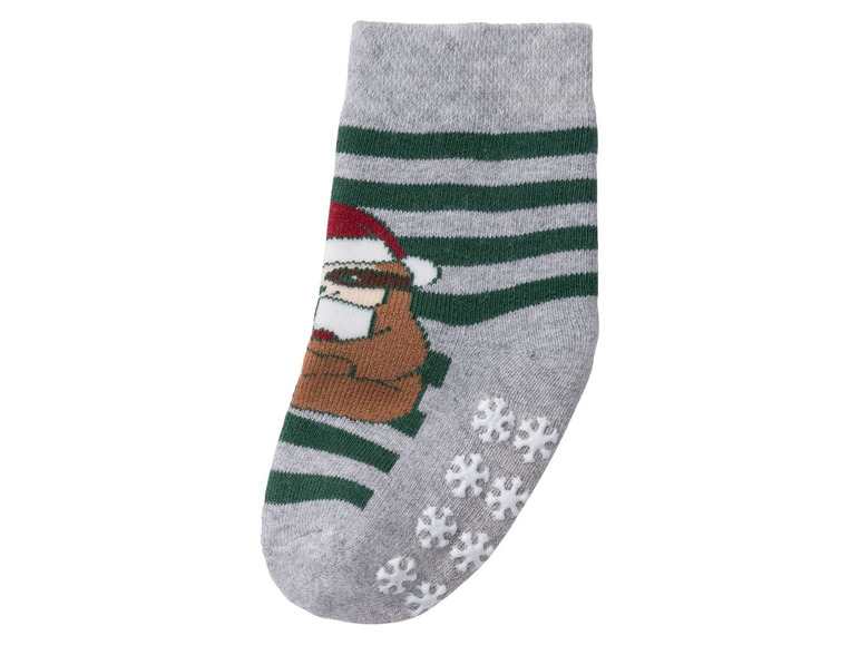 Aller en mode plein écran lupilu® Chaussettes de Noël pour enfants, 2 paires, coton, polyamide et élasthanne - Photo 11