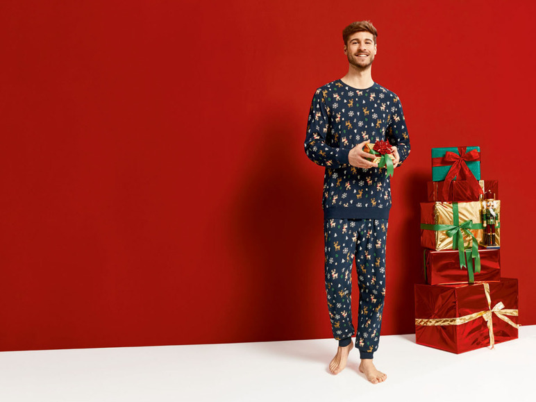 Aller en mode plein écran LIVERGY® Pyjama de Noël en pur coton - Photo 13
