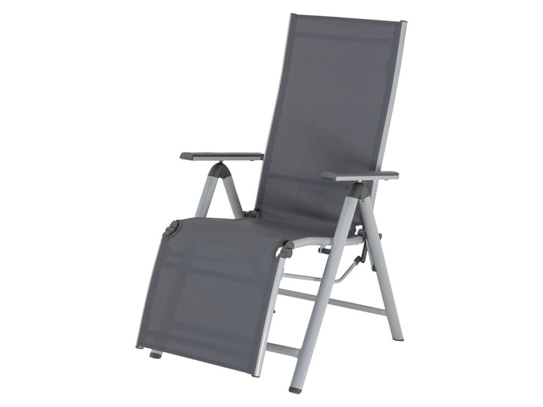 Ga naar volledige schermweergave: florabest Aluminium relaxstoel, inklapbaar - afbeelding 1