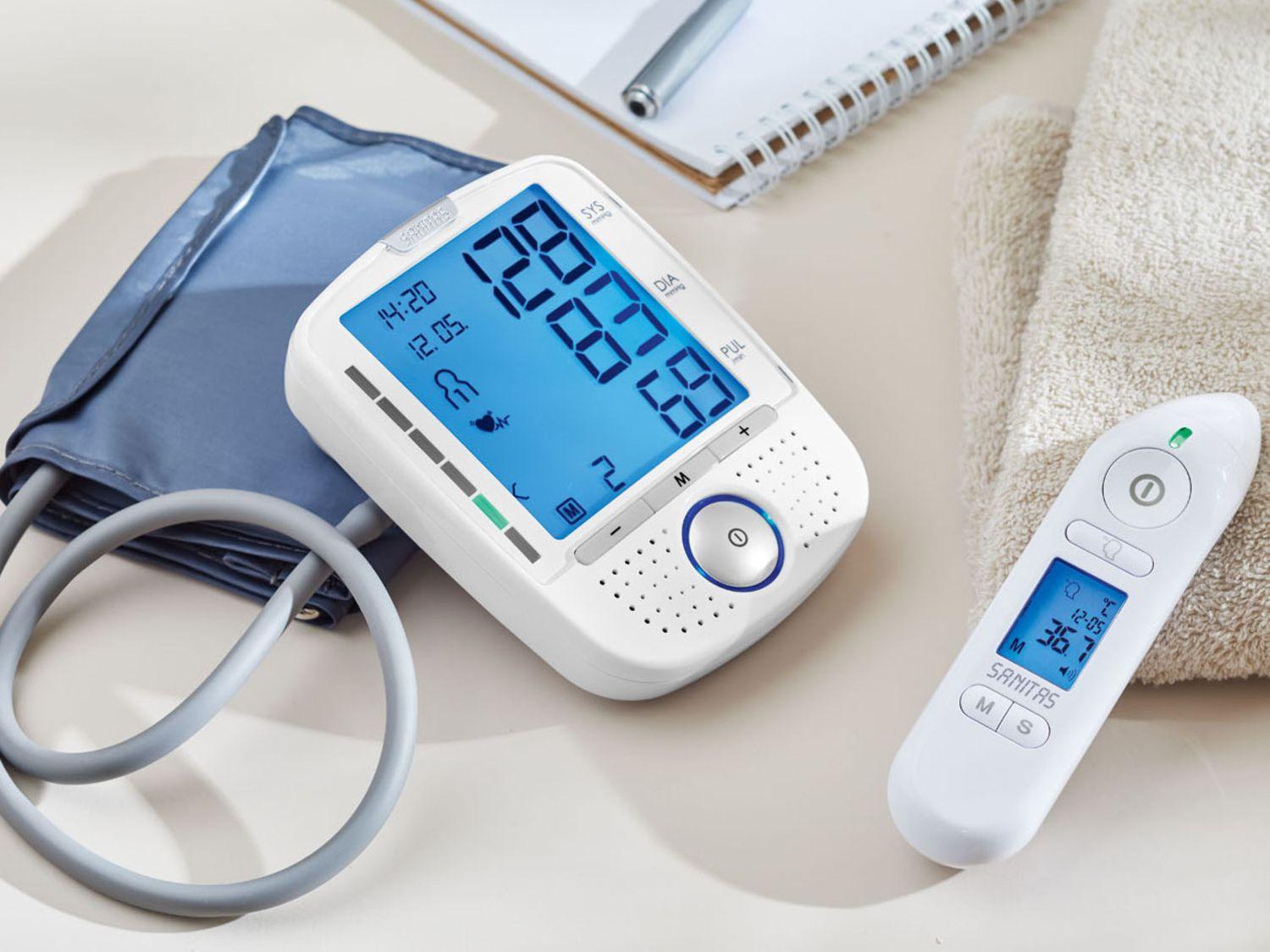 SANITAS Tensiomètre, avec fonction vocale Lidl.be