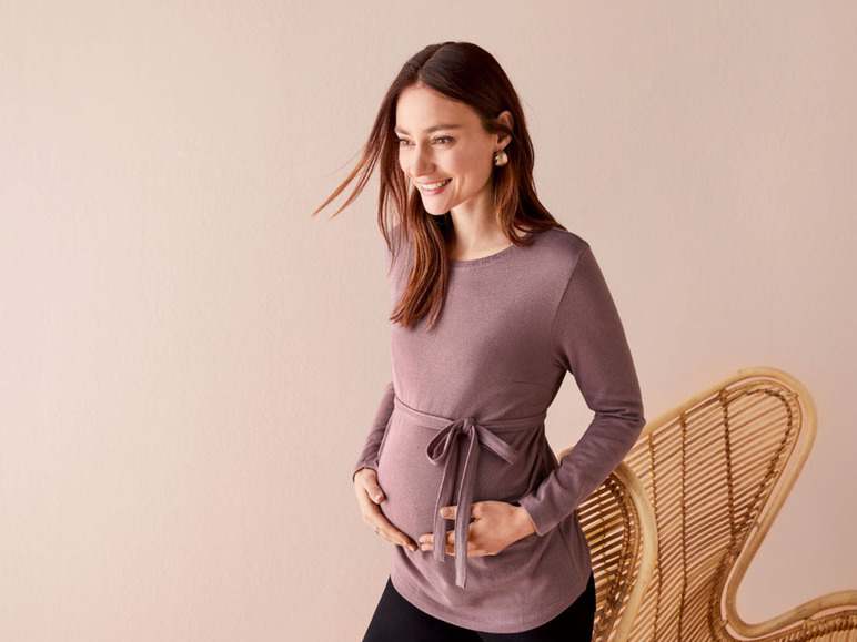 Aller en mode plein écran esmara® Pull de grossesse à maille fine en un mélange de coton - Photo 7