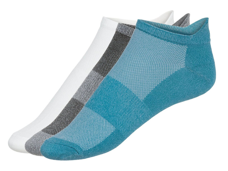 Aller en mode plein écran CRIVIT Chaussettes sneakers pour femmes, 3 paires - Photo 4