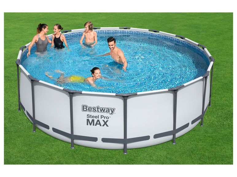 Aller en mode plein écran Bestway Kit complet »Steel Pro Max« Framepool, Ø 457 x 122 cm - Photo 2