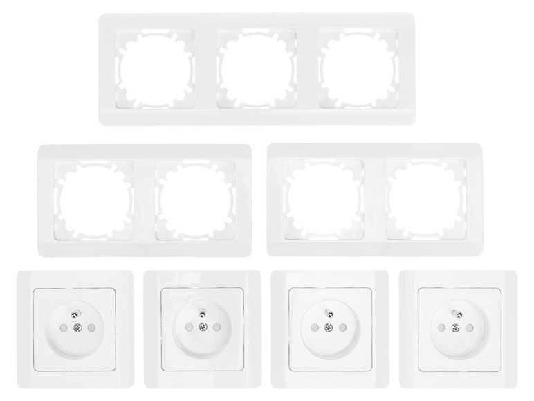 Ga naar volledige schermweergave: POWERFIX Set stopcontacten, inbouwschakelaars of dimmer - afbeelding 1