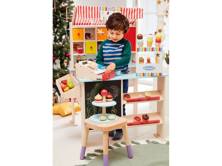 Aller en mode plein écran Playtive Set de cagettes de produits alimentaires, bois et plastique - Photo 4