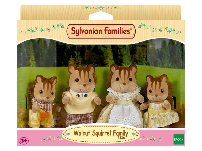 Ga naar volledige schermweergave: Sylvanian Families Familie Walnoot Eekhoorn (4172) - afbeelding 2