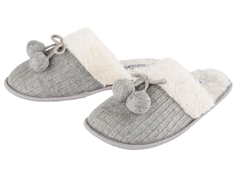 Ga naar volledige schermweergave: esmara® Pantoffels voor dames, textiel en TPR - afbeelding 4