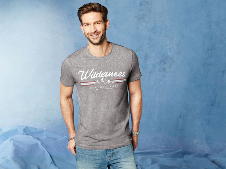 Aller en mode plein écran LIVERGY® T-shirt pour hommes, coton, polyester et viscose - Photo 7