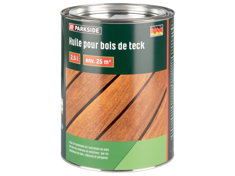 Aller en mode plein écran PARKSIDE® Huile pour bois, 2,5 L, pour 25 m² - Photo 2