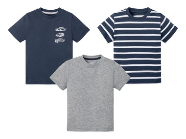 lupilu® Set van 3 kindershirts van een biokatoenmix