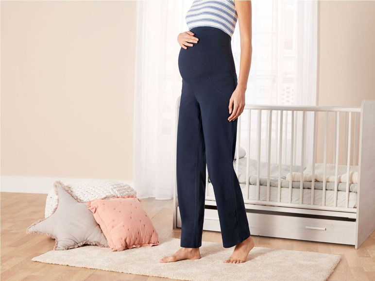 Aller en mode plein écran ESMARA® Pantalon de grossesse en un mélange de coton bio - Photo 3