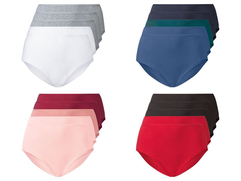 Ga naar volledige schermweergave: esmara® Slips voor dames, set van 5, hoge taille, katoen en elastaan - afbeelding 1