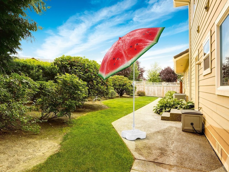 Ga naar volledige schermweergave: florabest Kantelbare parasol Ø160 cm - afbeelding 15