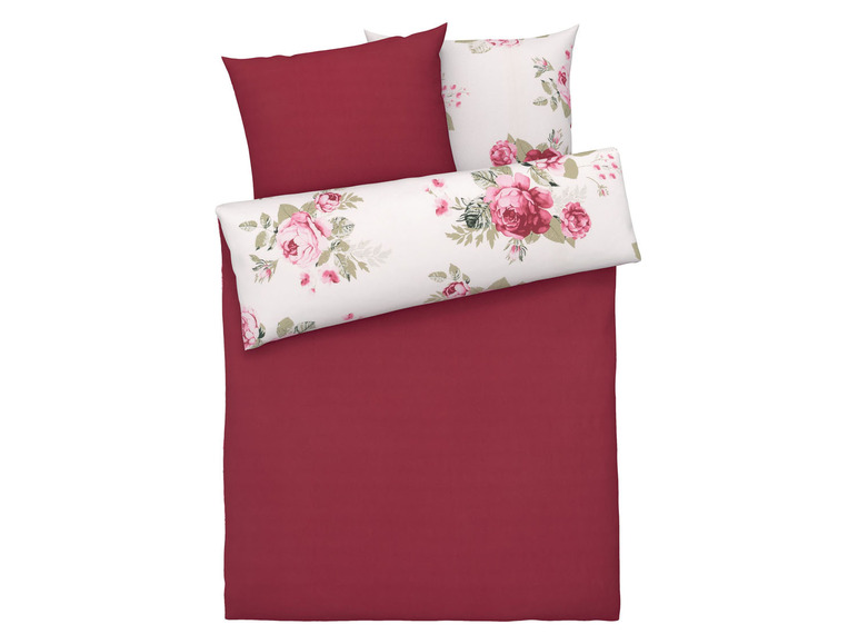 Aller en mode plein écran LIVARNO home Housse de couette réversible en satin microfibre, 260 x 240 cm - Photo 3