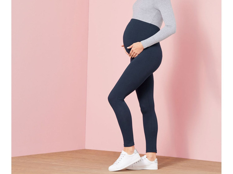 Aller en mode plein écran esmara® Legging de grossesse en un mélange de coton bio - Photo 3