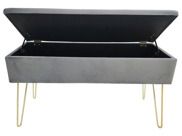 Aller en mode plein écran ECHTWERK Banc avec espace de rangement, 75 x 41,5 x 30 cm - Photo 14
